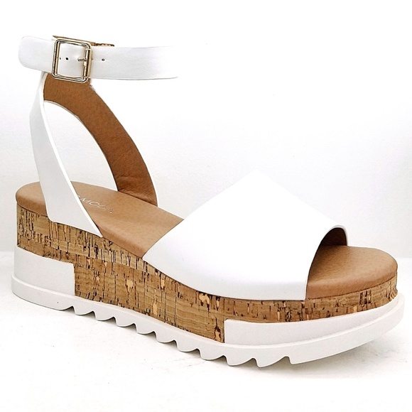 white espadrille wedge sandals